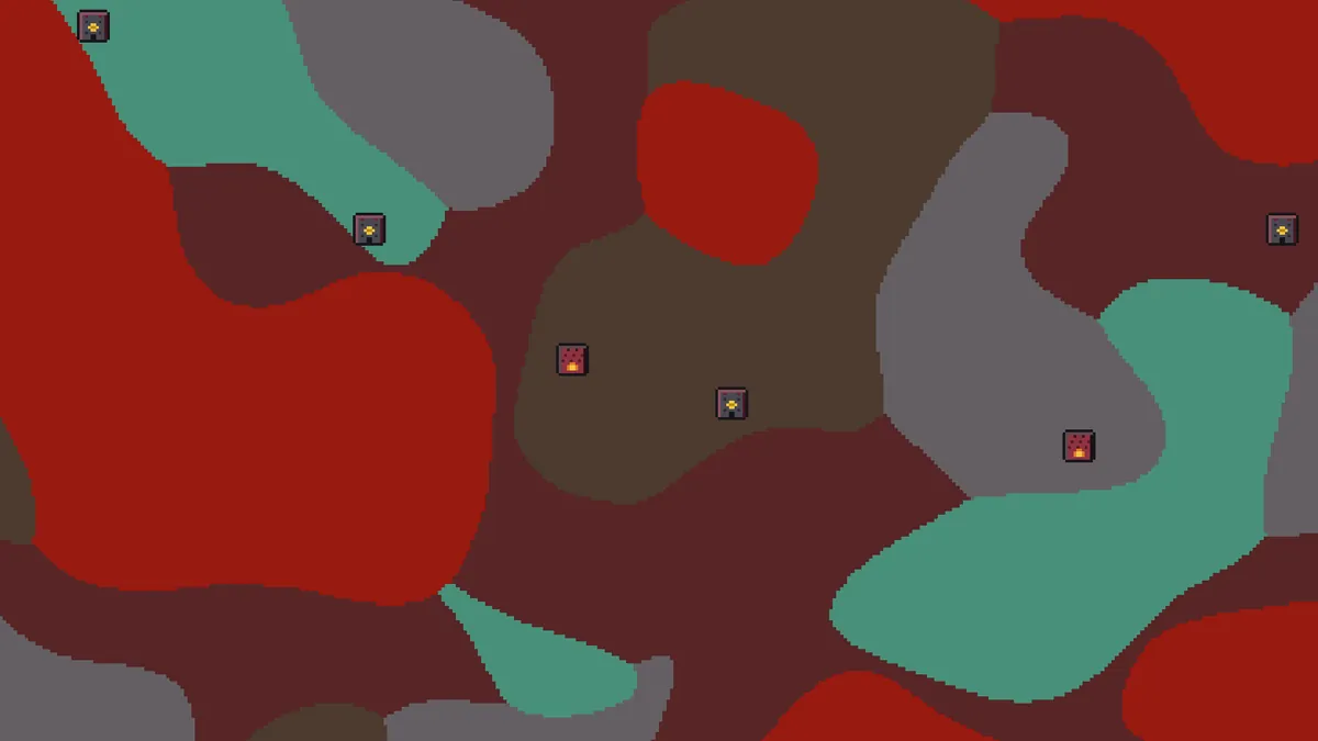 Nether view of seed 2559805700 with a fortress at -96, 48 and a bastion at 80, 96 around the portal position