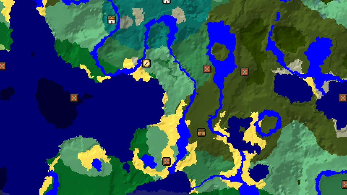 Woodland mansion finder for seed 9189883951 with the mansion at 304, 384 south-east of spawn