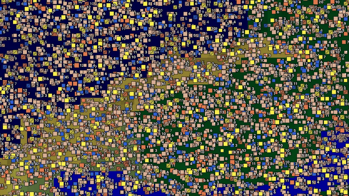 Ore finder for seed 123456789 near spawn with iron, copper, gold and lapis deposits