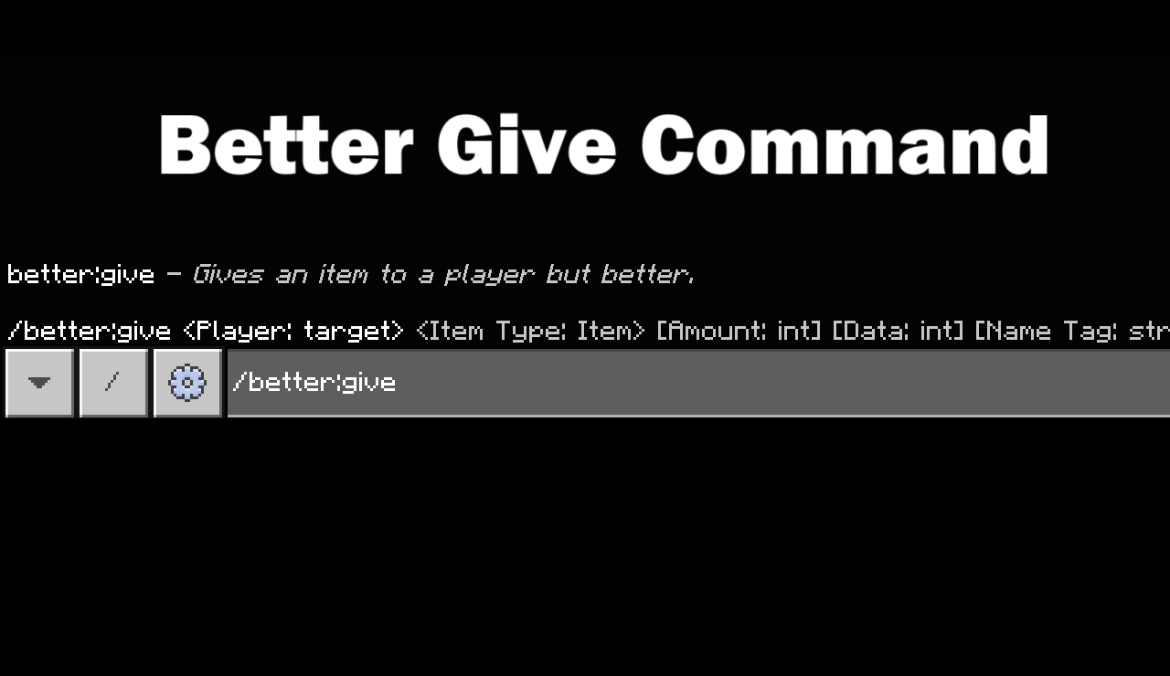 Better Give Command screenshot 1 of 3