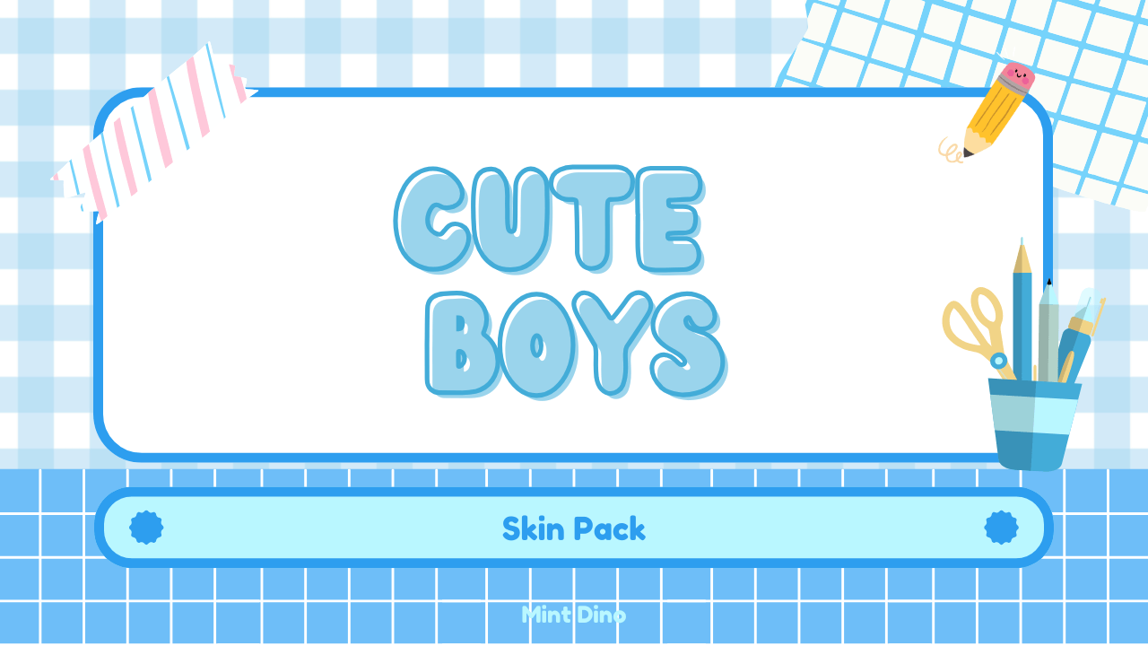 Cute Boys Skin Pack screenshot 1 of 3