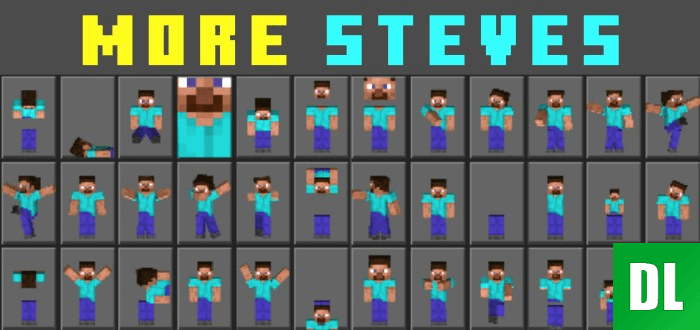 More Steve's Skinpack (including the biggest Steve) screenshot 1 of 7