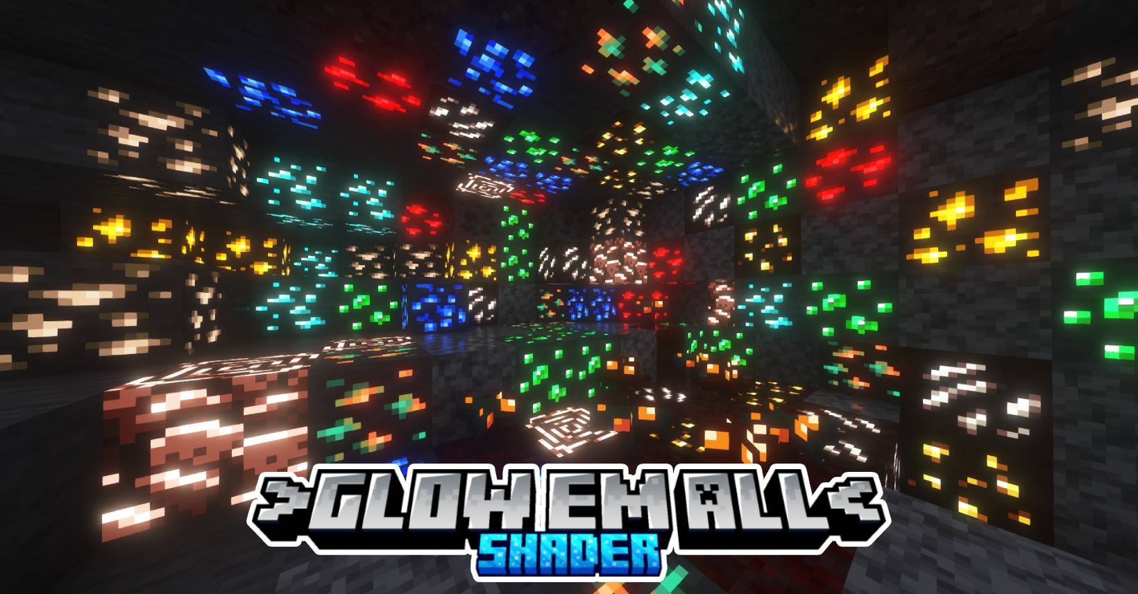 Glow Em All Shader | Glowing Ores screenshot 1 of 6