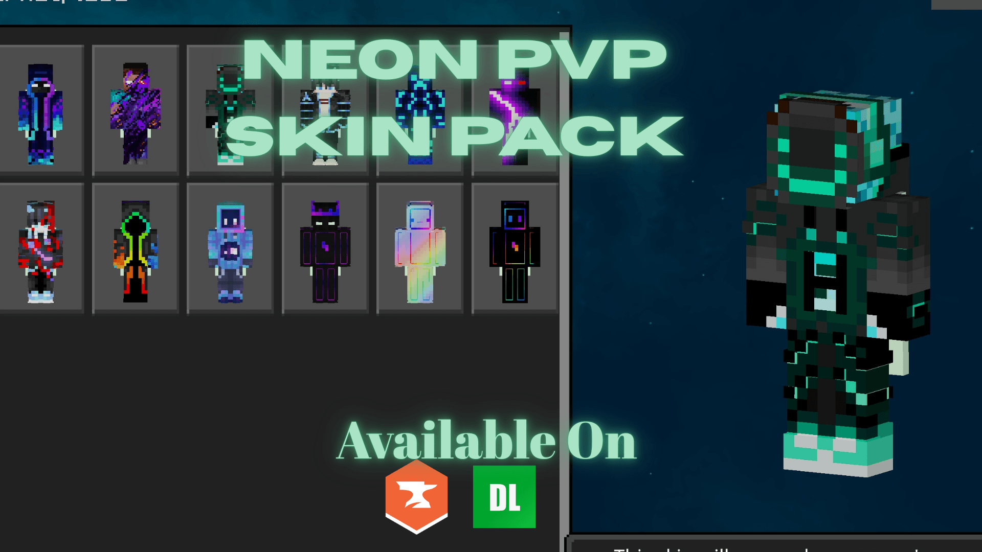Neon PVP Skin Pack screenshot 1 of 3