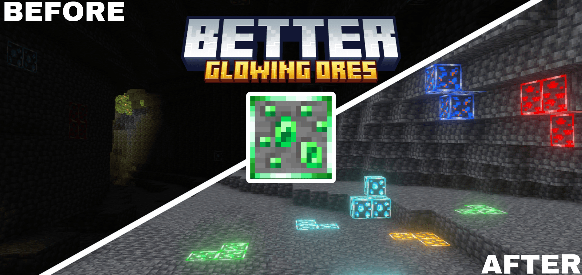 Better Glowing Ores screenshot 1 of 5