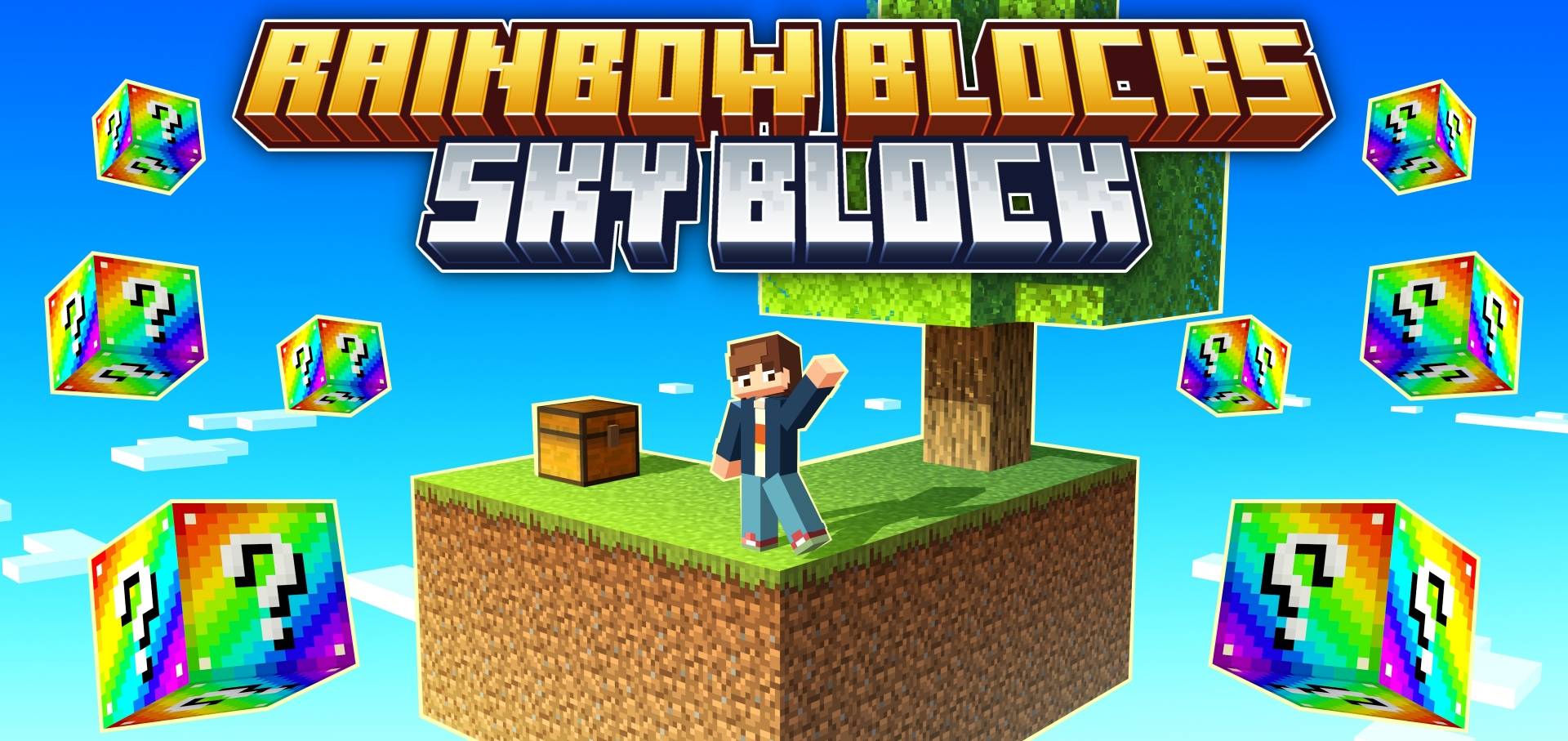 Rainbow Blocks Sky Block screenshot 1 of 7