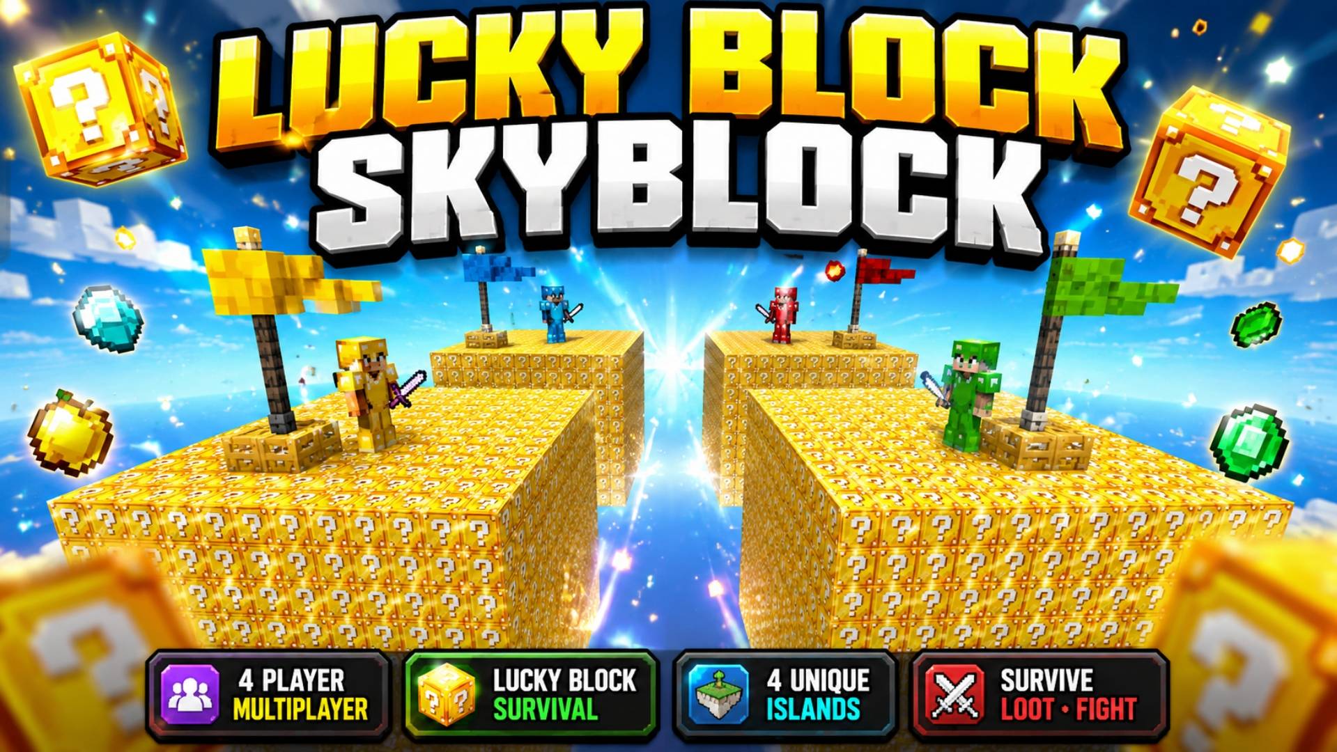 Lucky Block Skyblock screenshot 1 of 6