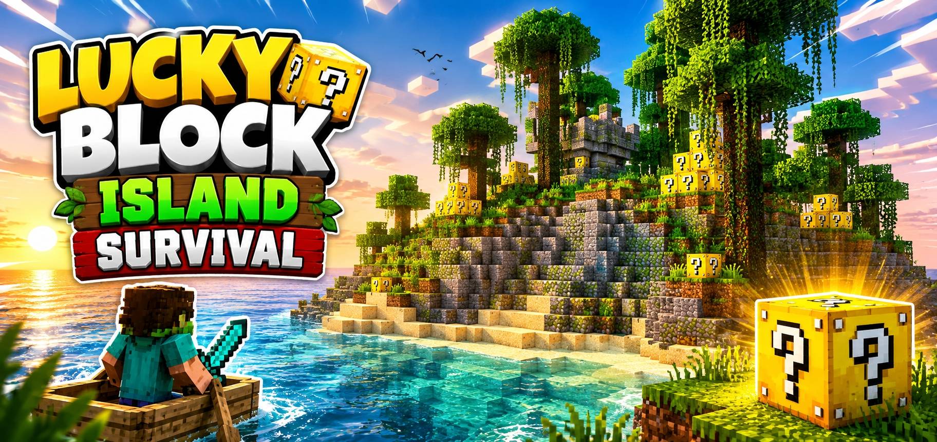 Lucky Block Island Survival screenshot 1 of 10