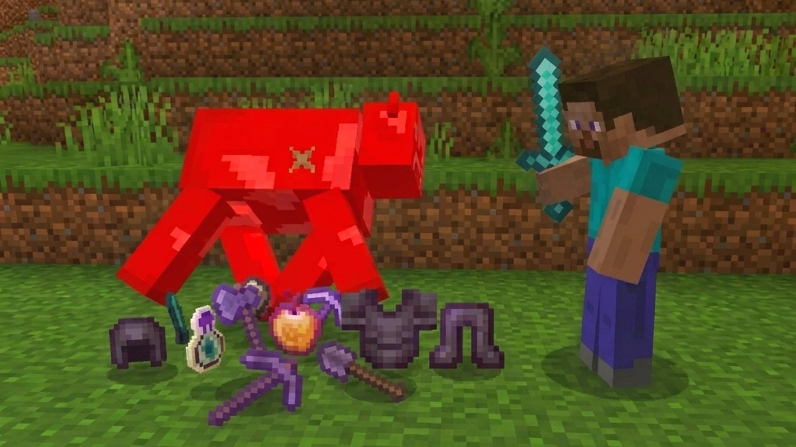 Killing Mobs Drops OP Items screenshot 1 of 1
