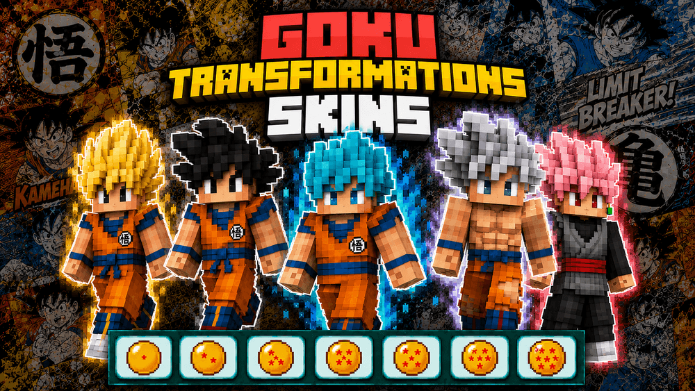 Dragon Ball Goku Transformations Skins screenshot 1 of 5