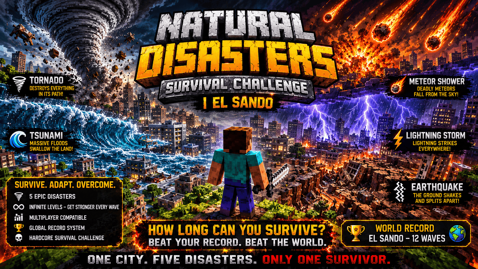 Natural Disasters: Survival Challenge | EL SANDO screenshot 1 of 6