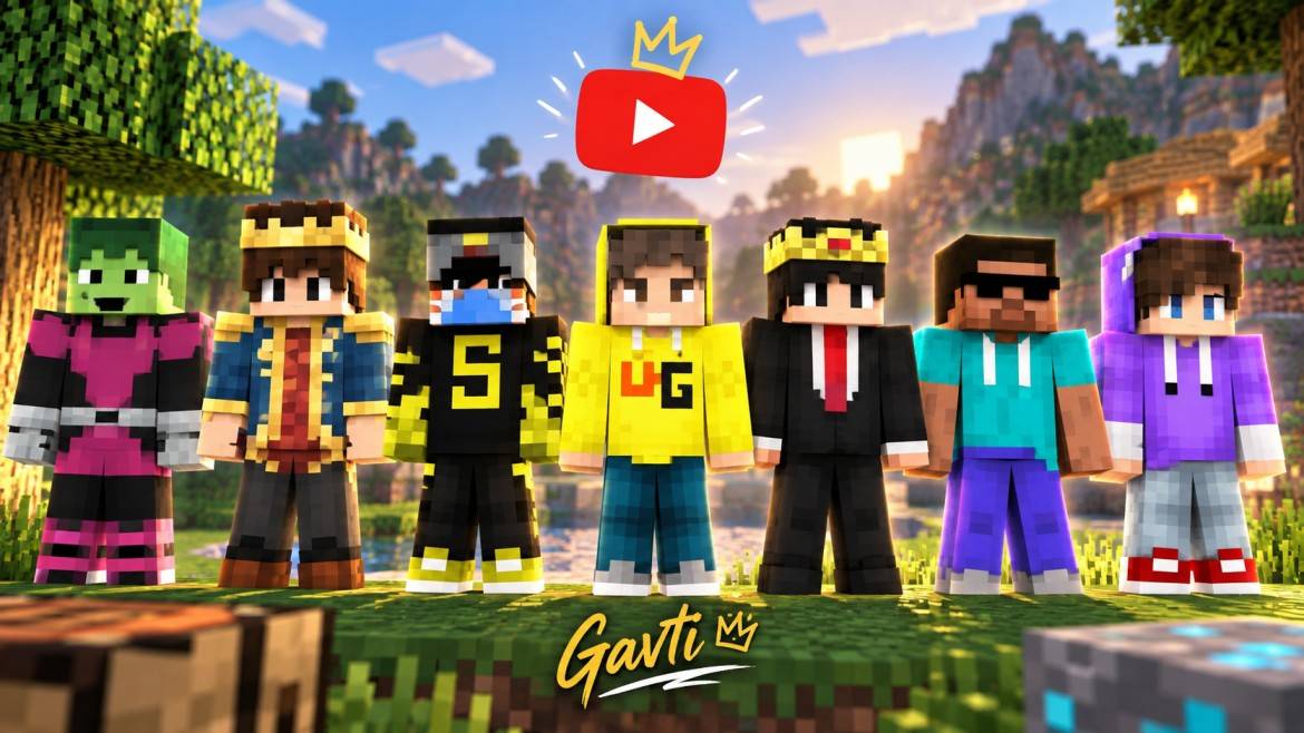 Youtuber Skin Pack by Gavti screenshot 1 of 3