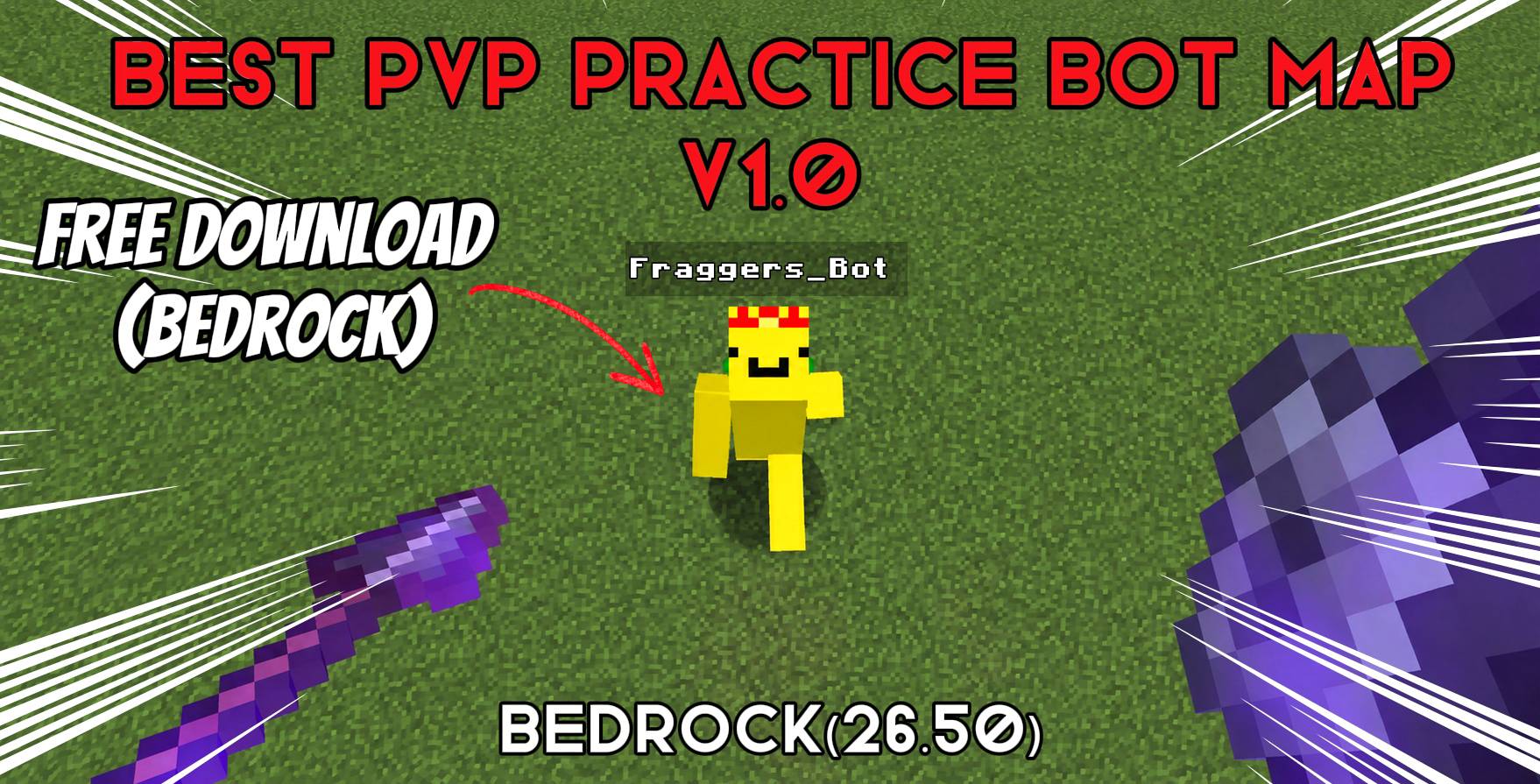 Fraggers PvP practice bot map screenshot 1 of 4