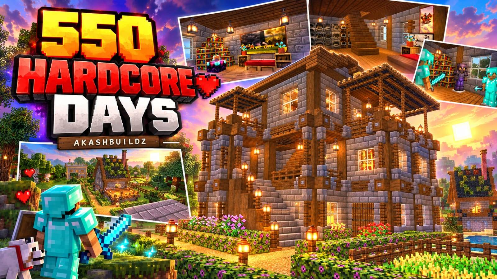 A 550 DAYS HARDCORE WORLD BY AKASHBUILDZ screenshot 1 of 12