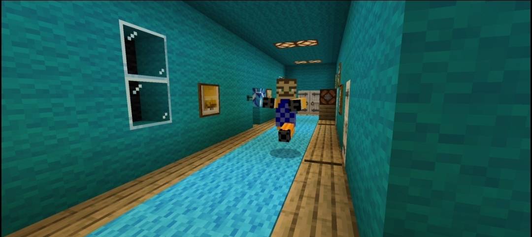 Hello Neighbor In MinecraftPE Act-1 V3 screenshot 1 of 12