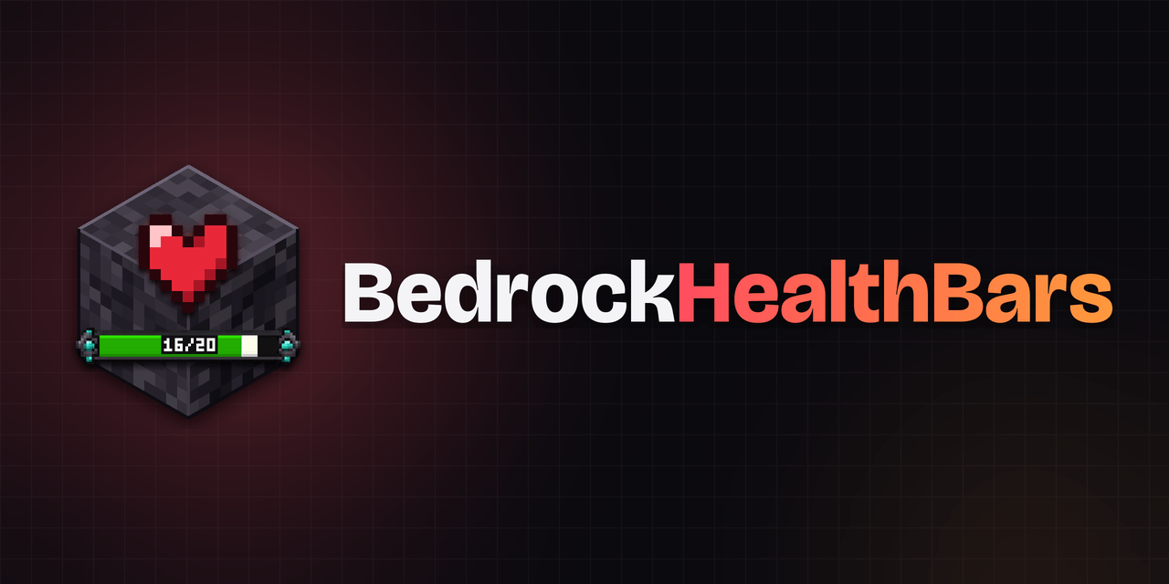Bedrock Health Bars & Party Frames screenshot 1 of 12