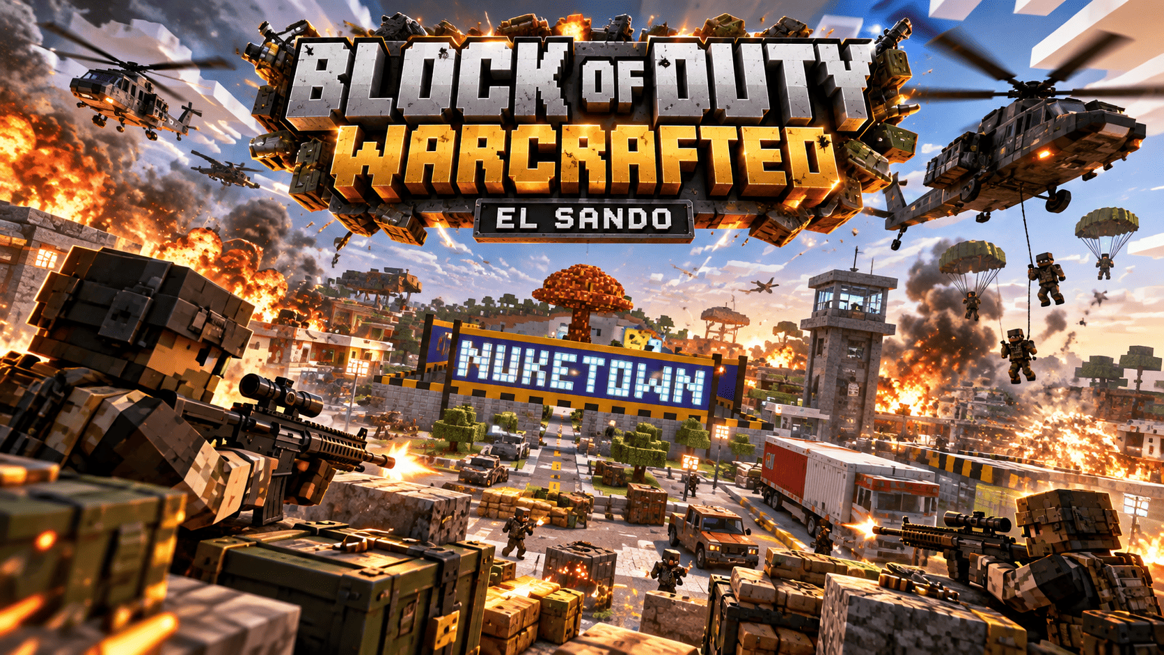 BLOCK OF DUTY: WARCRAFTED Map + Addon | EL SANDO screenshot 1 of 5
