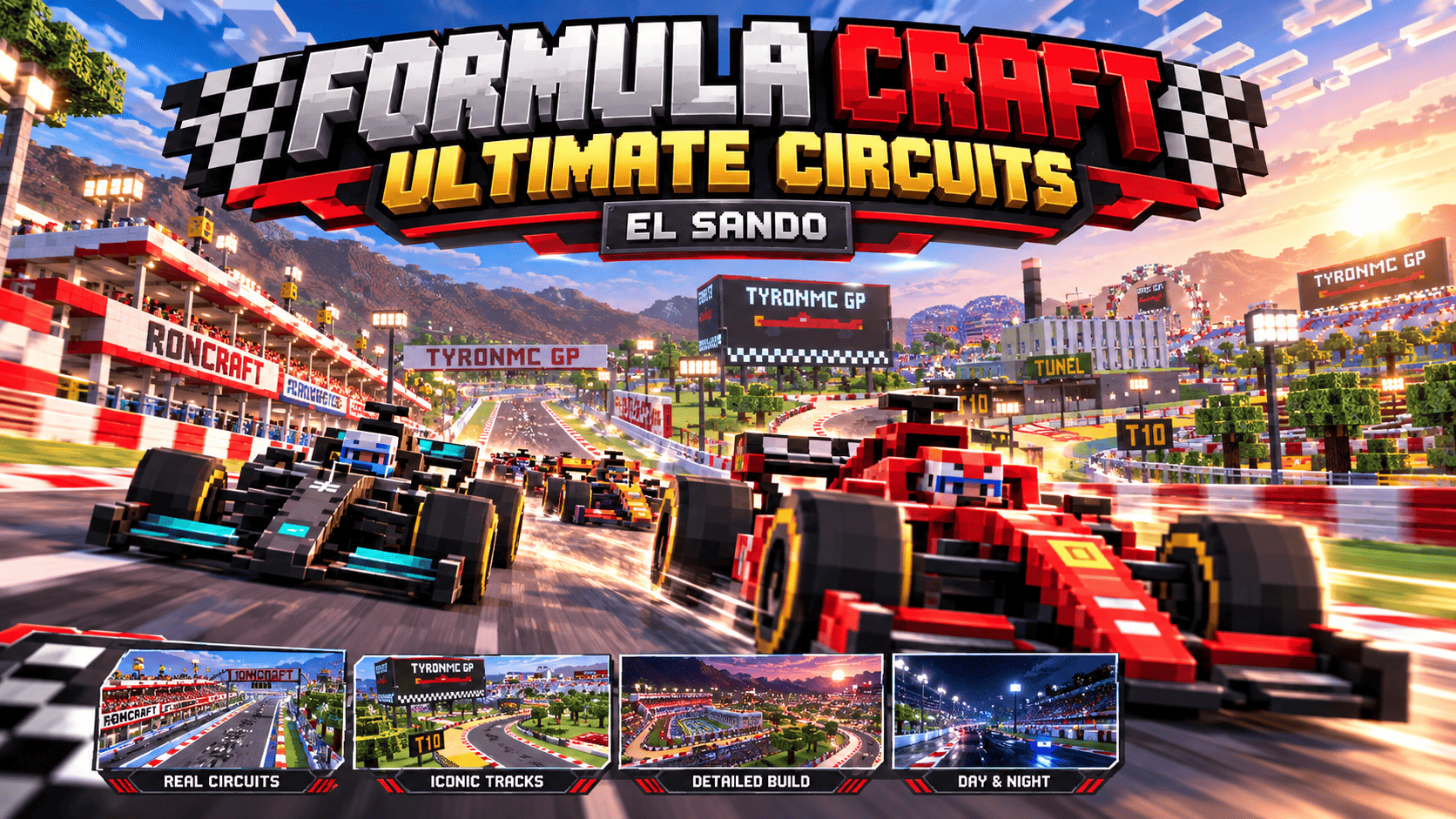 FORMULA CRAFT: ULTIMATE CIRCUITS | EL SANDO screenshot 1 of 6