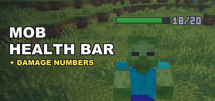 Mob Health Bar & Damage Numbers screenshot 1 of 7