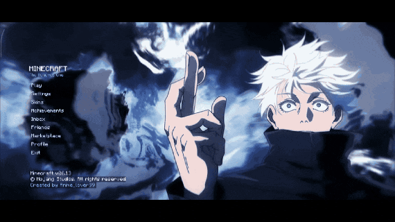 Gojo Satoru Animated UI screenshot 1 of 2
