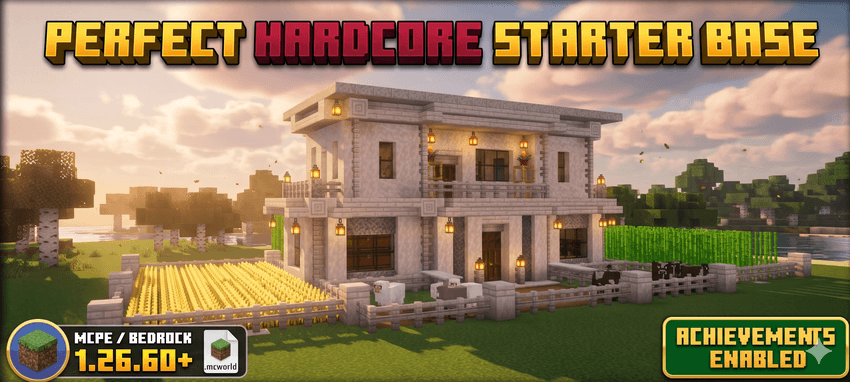 Perfect Hardcore Starter Base (Achievements On) screenshot 1 of 9