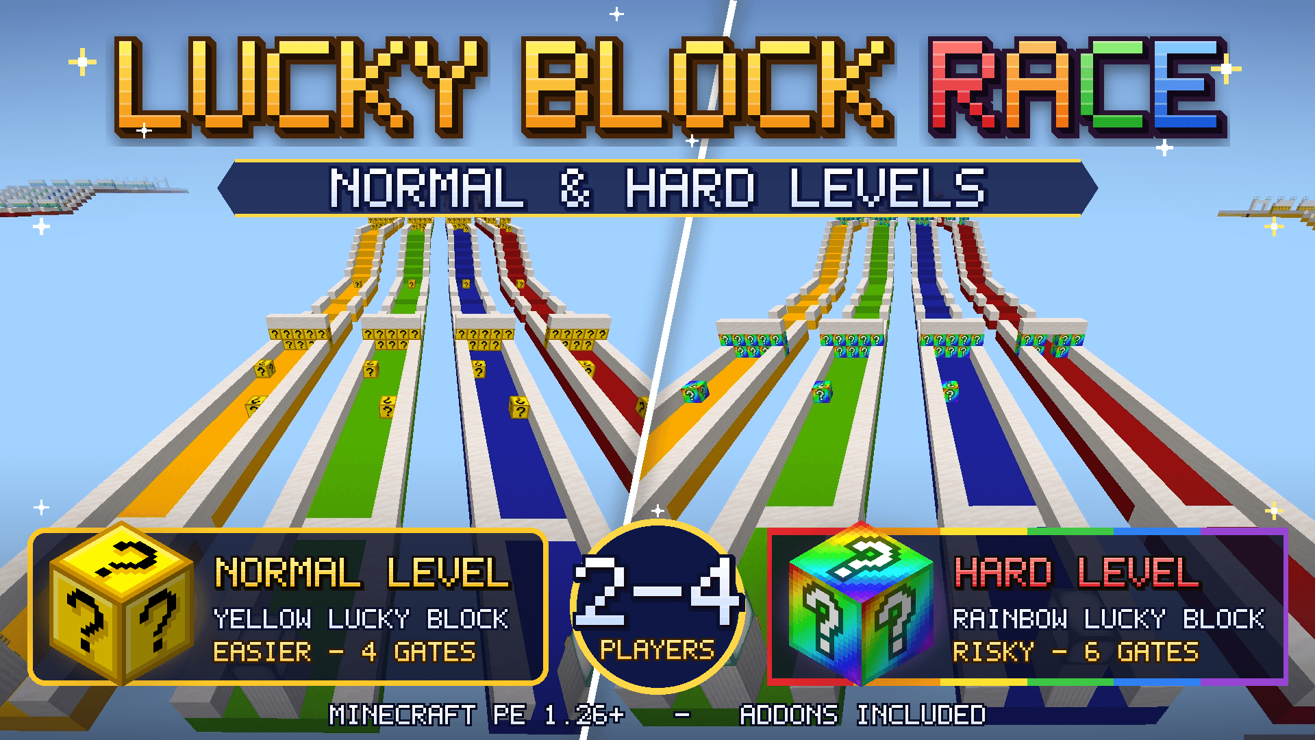 Lucky Block Race (two levels) screenshot 1 of 4