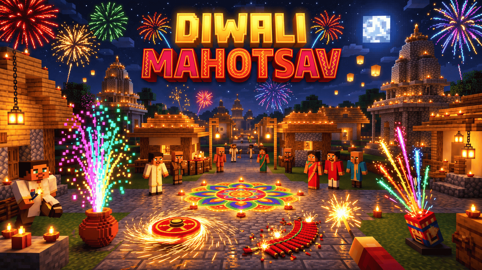 Diwali Mahotsav Addon — 3D Firecrackers screenshot 1 of 1
