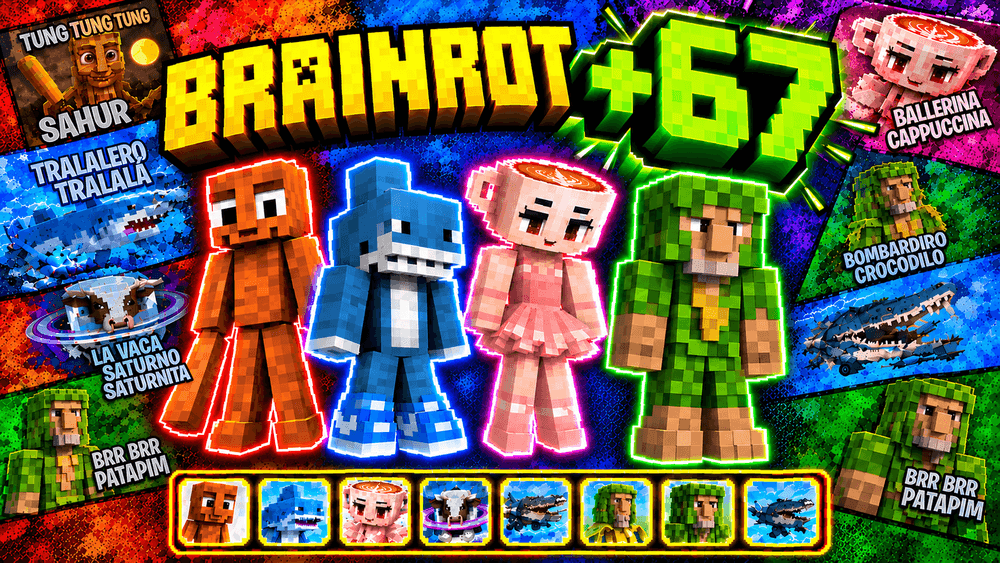 Brainrot Meme Skin +67 Funny screenshot 1 of 3