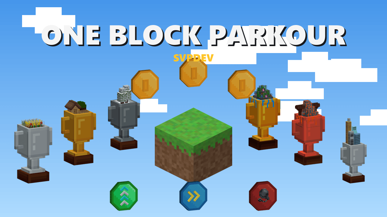 One Block Parkour screenshot 1 of 7