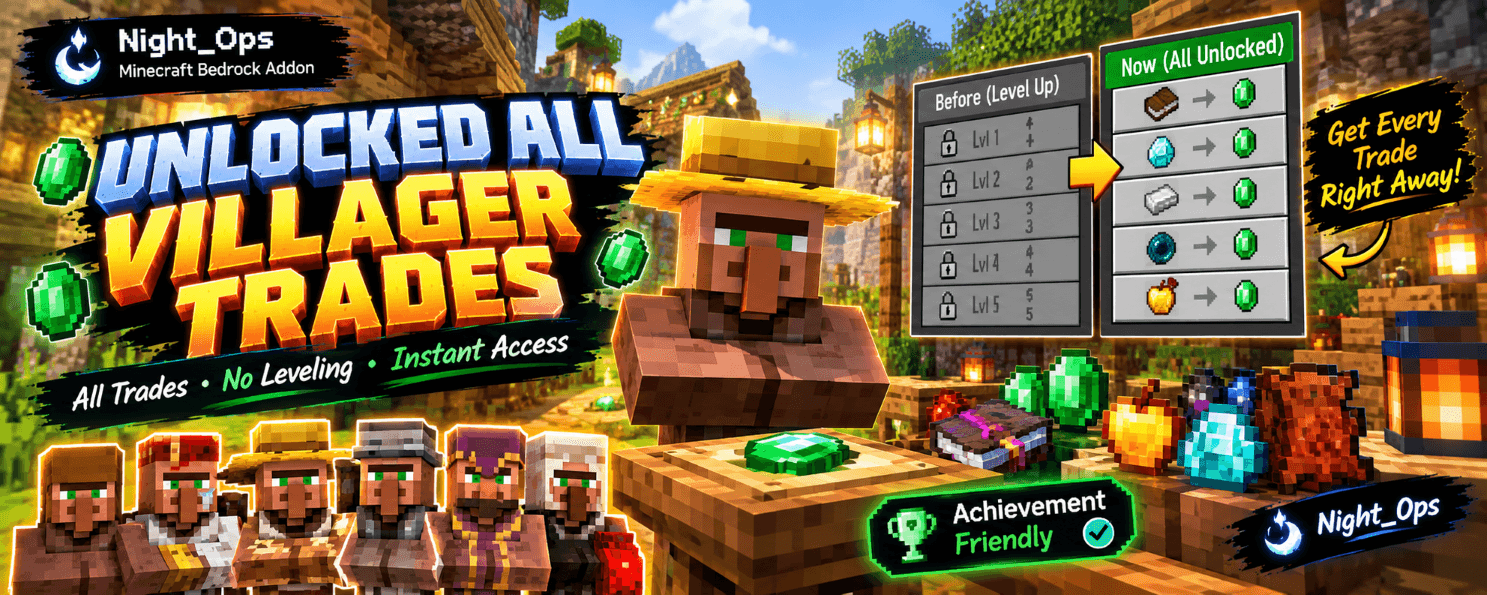 Unlocked All Villager Trades screenshot 1 of 1